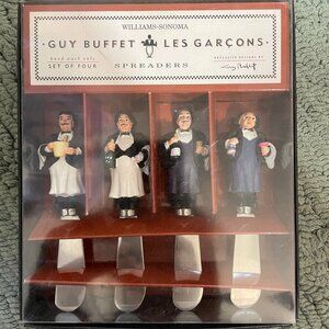 Williams Sonoma Guy Buffet Les Garcons Set of 4 Spreaders